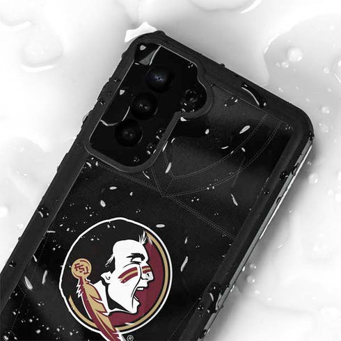 Florida State University Black Jersey Galaxy S24 Plus Waterproof Case